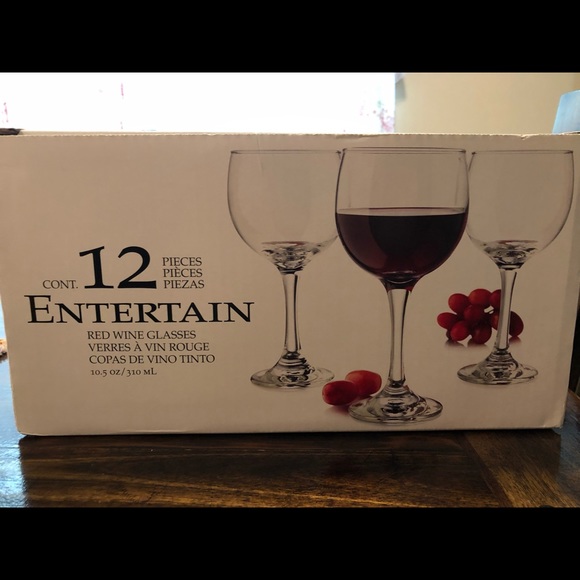 Entertain Other 12 Piece Red Wine Glasses Poshmark